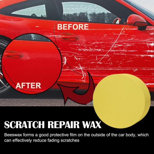 Rayhong Car Scratch Repair Wax Kit Grinding Paste Paint Care Auto Body Compound Polishing Cleaner Auto Polishes Care Set Repair Tool 120g